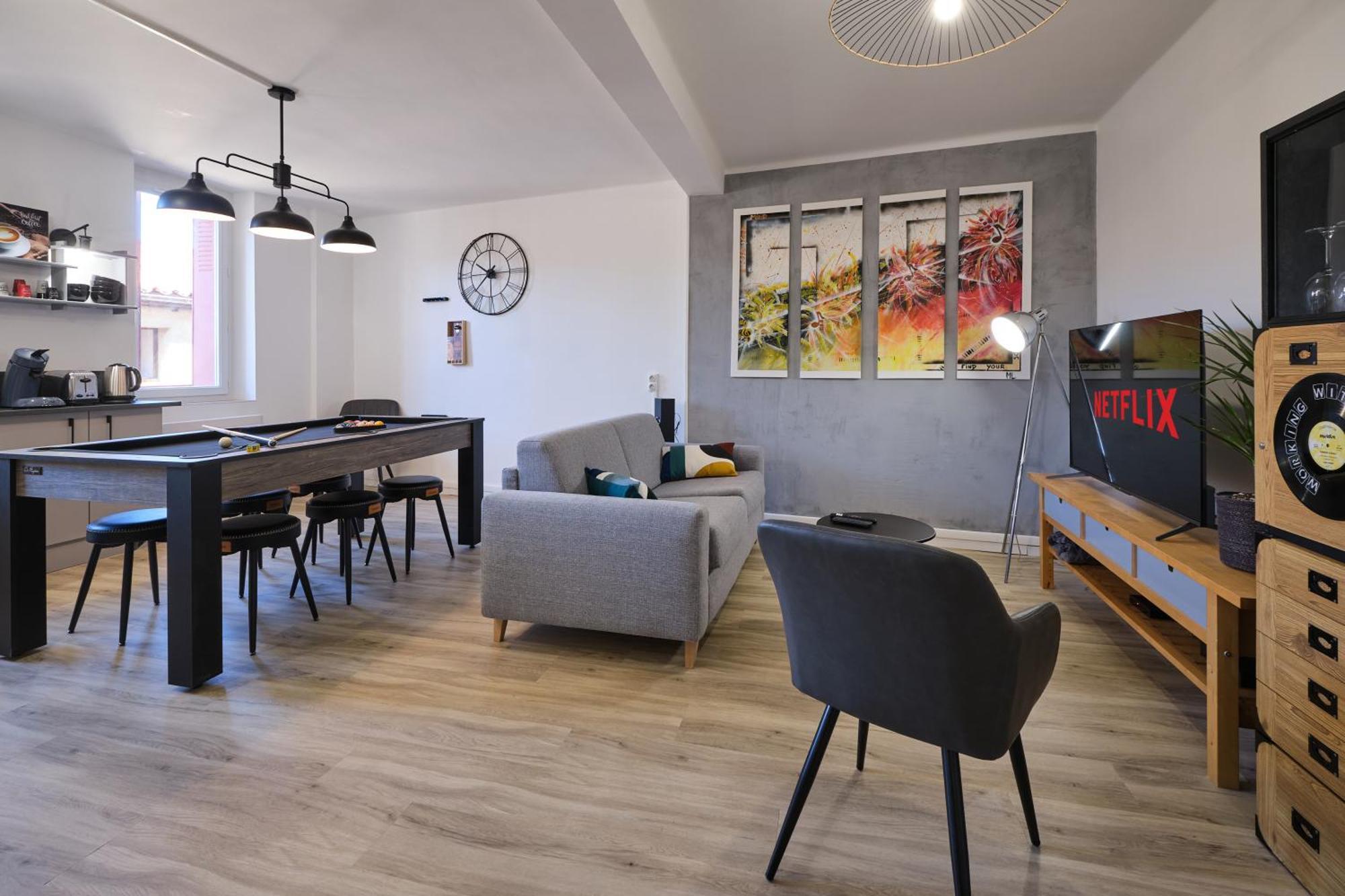 Magnifique*T4*Centre Ville*Wifi*Billard*Netflix* Limoux Dış mekan fotoğraf