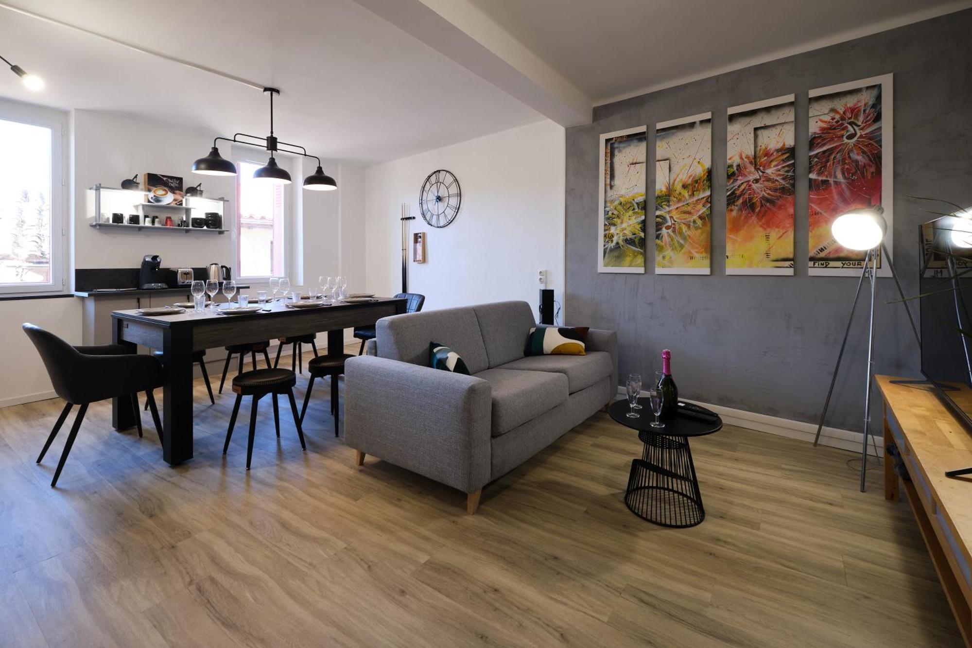 Magnifique*T4*Centre Ville*Wifi*Billard*Netflix* Limoux Dış mekan fotoğraf